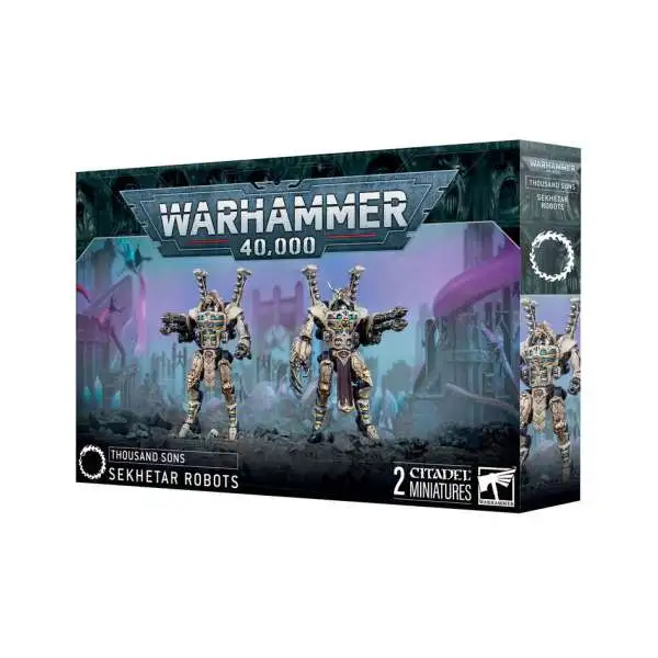 Warhammer 40,000 Thousand Sons Sekhetar Robots Miniatures Set