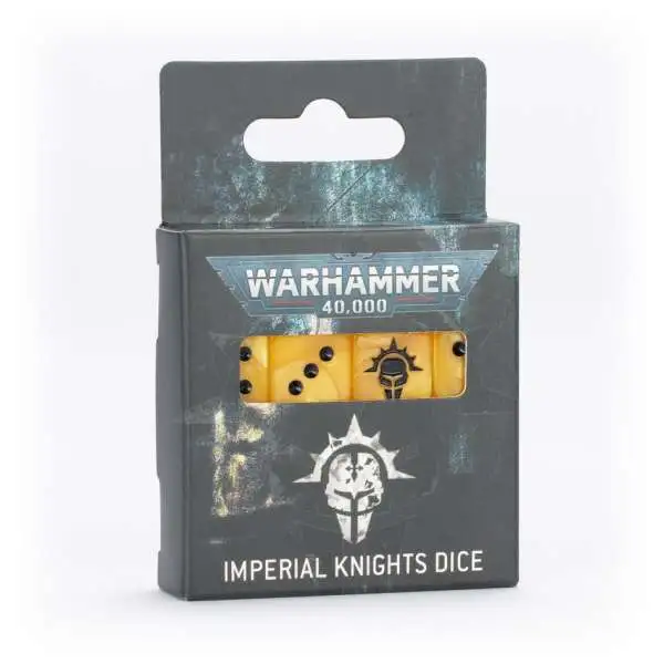 Warhammer 40,000 Imperial Knights Dice Set Miniatures Set