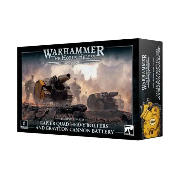 Warhammer: The Horus Heresy Legiones Astartes Rapier Quad Heavy Bolters and Graviton Cannon Battery Miniatures