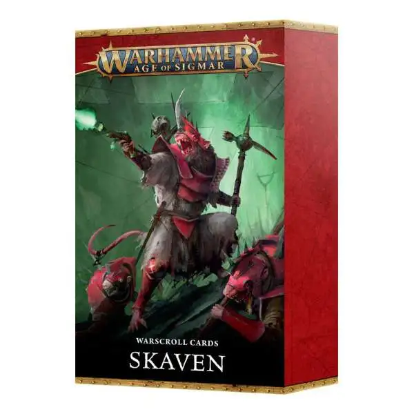 Age of Sigmar Warscroll Cards Skaven Rule Book