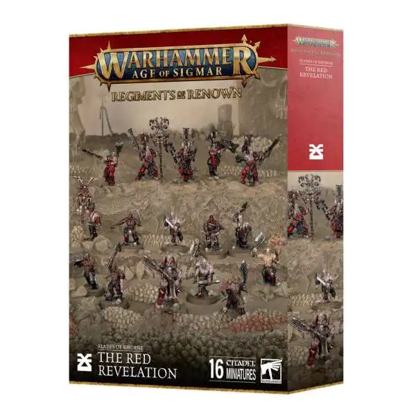 Age of Sigmar Blades of Khorne The Red Revelation Miniature [Regiments of Renown]
