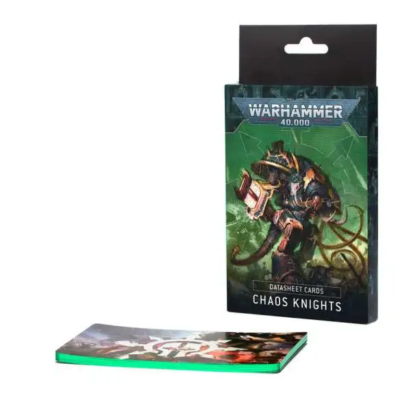 Warhammer 40,000 Chaos Knights Datacards [10th Edition]