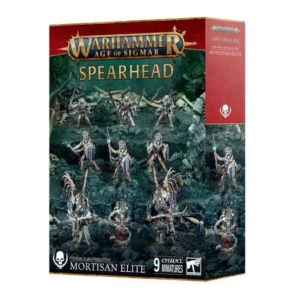 Warhammer Age of Sigmar Mortisan Elite Spearhead Miniatures [Ossiarch Bonereapers]