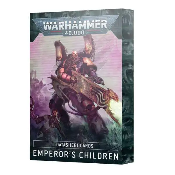Warhammer 40,000 Emperor's Children Data Cards