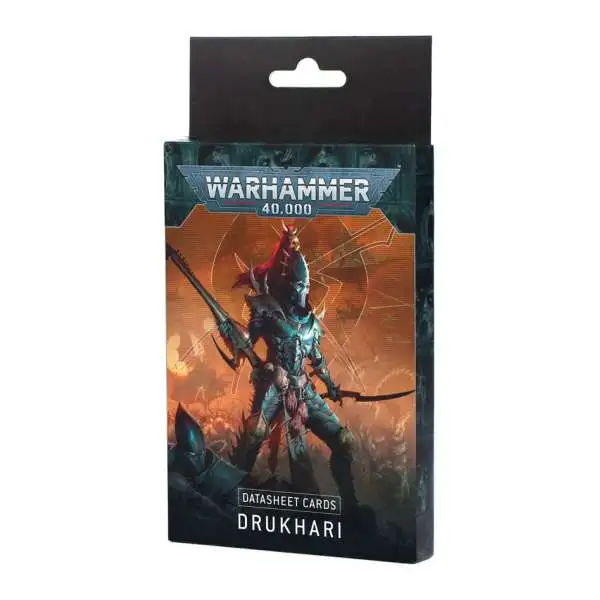 Warhammer 40,000 Drukhari Datasheet Cards