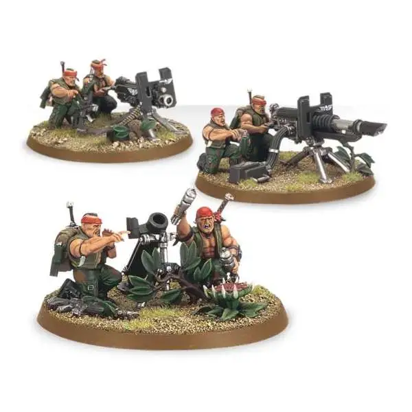 Warhammer 40,000 Astra Militarum Catachan Heavy Weapon Squad [Black Box]