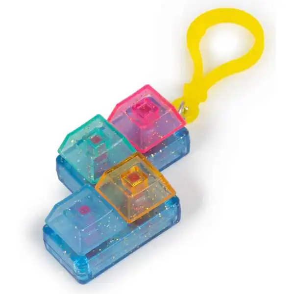 Glitter Fidget Keyboard Fidget Keychain [RANDOM SHAPE]