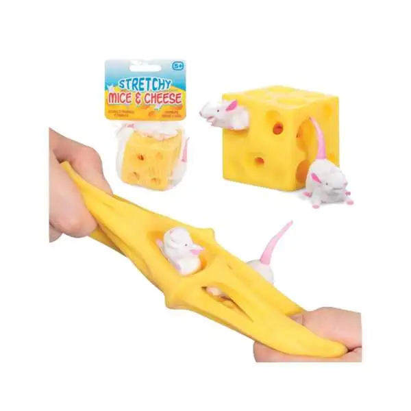 Stretchy Mice & Cheese Sensory Stress Toy