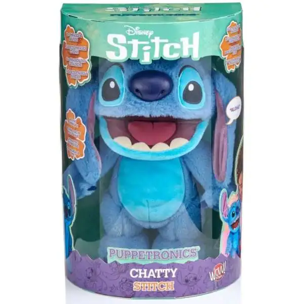 Lilo & Stitch Puppetronics Chatty Stitch 13-Inch Feature Plush