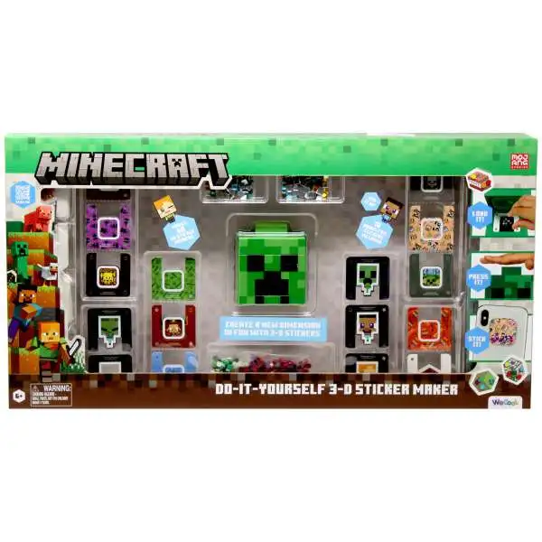 Minecraft Do-It-Yourself 3D Sticker Maker Kit
