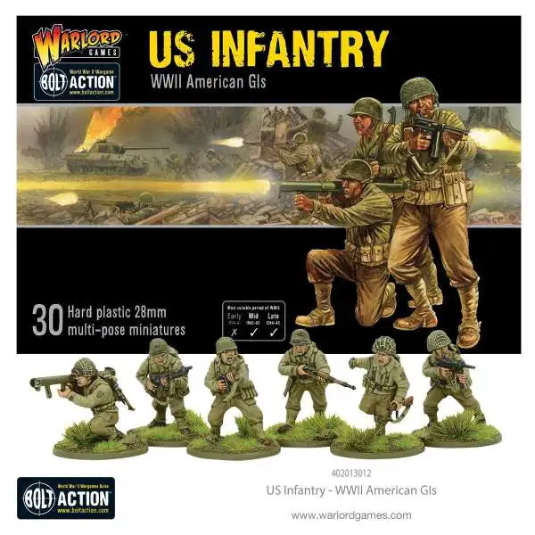 Bolt Action US Infantry Miniatures