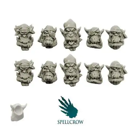 Umbra Turris Conversion Bits Orcs Freebooters Heads Miniatures [Version 2]