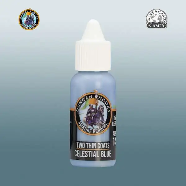 Duncan Rhodes Painting Academy Two Thin Coats Celestial Blue 15ml Paint