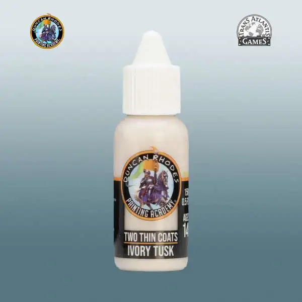 Duncan Rhodes Painting Academy Two Thin Coats Ivory Tusk 15ml Paint