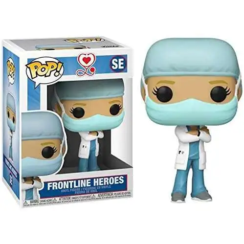 Funko Pop! Front Line Worker Vinyl Figure SE [Female #1, Damaged Package]