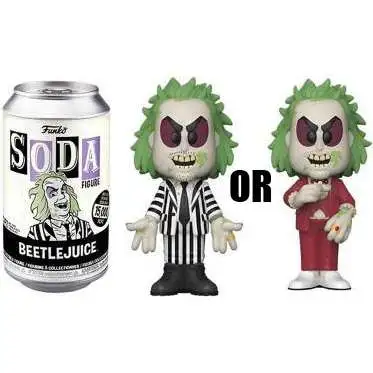 Funko Vinyl Soda Beetlejuice Limited Edition of 15,000! Figure [1 RANDOM Figure, Look For The Chase!]