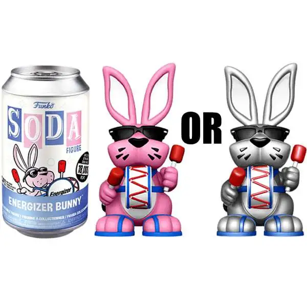 Funko Vinyl Soda Energizer Bunny Exclusive Limited Edition of 18,000! Figure [1 RANDOM Figure, Look For The Chase!]