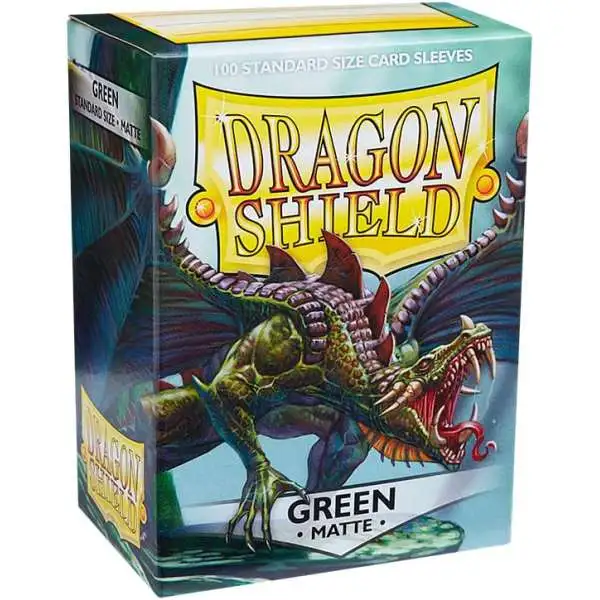 Dragon Shield Matte Green Card Sleeves