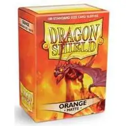 Card Supplies Dragon Shield Orange Card Sleeves