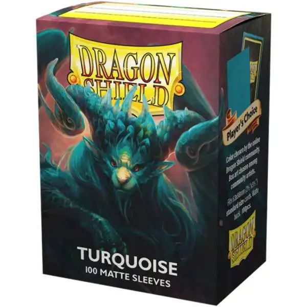 Dragon Shield Matte Turquoise Card Sleeves