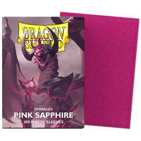 Dragon Shield Matte Pink Sapphire Card Sleeves [100 Count]