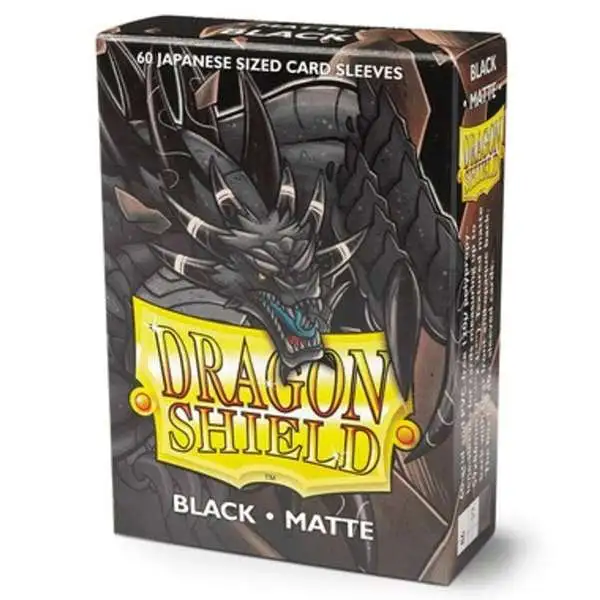 Dragon Shield Black Matte Card Sleeves [Japanese]