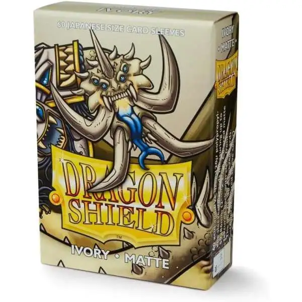 Dragon Shield Matte Ivory Japanese Sleeves [60 Cards]