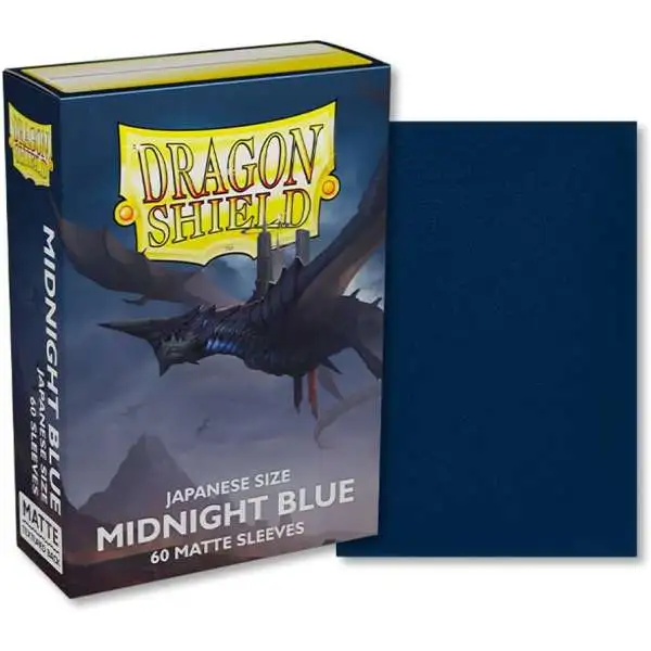 Dragon Shield Matte Midnight Blue Japanese Sleeves [60 Cards ]