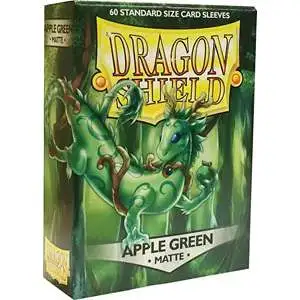 Dragon Shield Matte Apple Green Japanese Sleeves [60 Cards ]