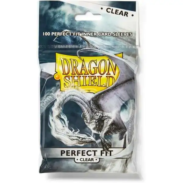 Dragon Shield Perfect Fit Inner 100 Count Sleeves [Clear ]