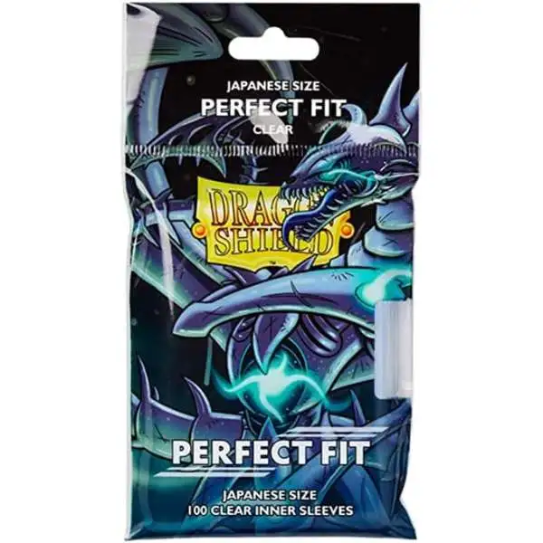 Dragon Shield Perfect Fit 100 Count Inner Sleeves [Japanese/Clear]