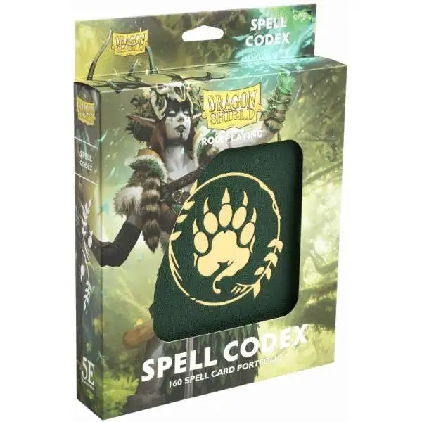 Dragon Shield Dungeons & Dragons Spell Codex Forest Green 160 Spell Card Portfolio