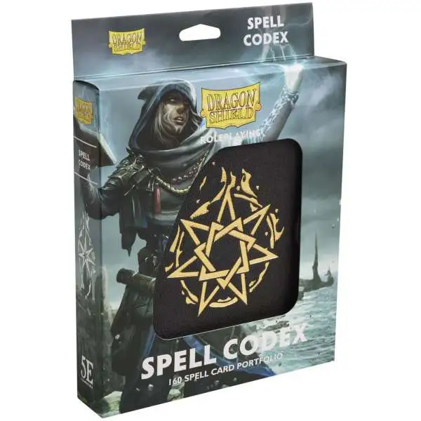 Dragon Shield Roleplaying Spell Codex Iron Grey 160 Spell Card Portfolio