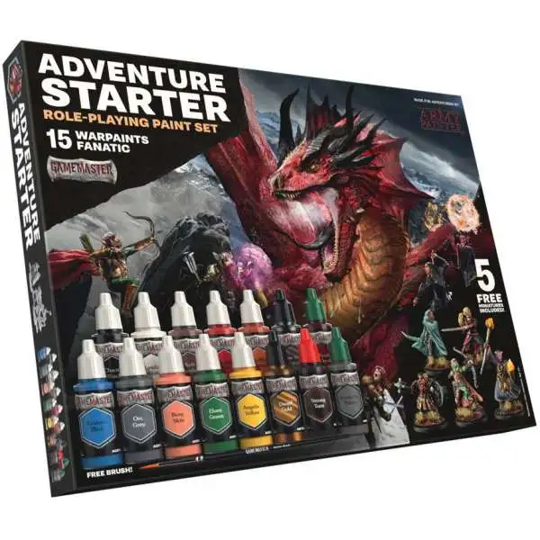 The Army Painter GameMaster Adventure Starter Role-Playing Paint Set