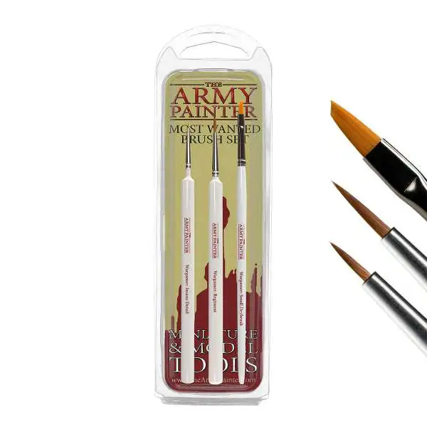 The Army Painter Wargamer Most Wanted Brush Set