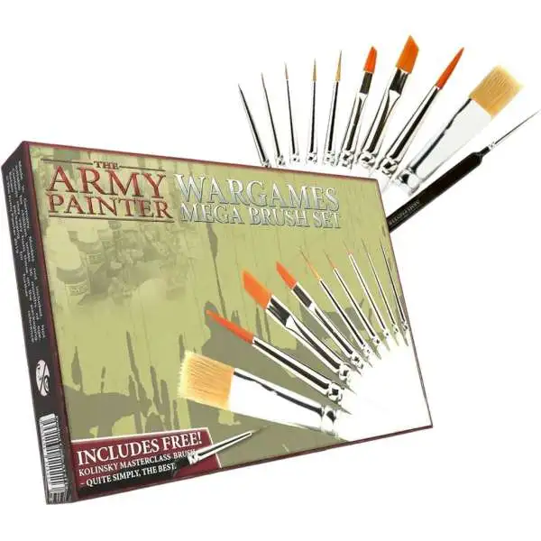 The Army Painter Mega Brush Set