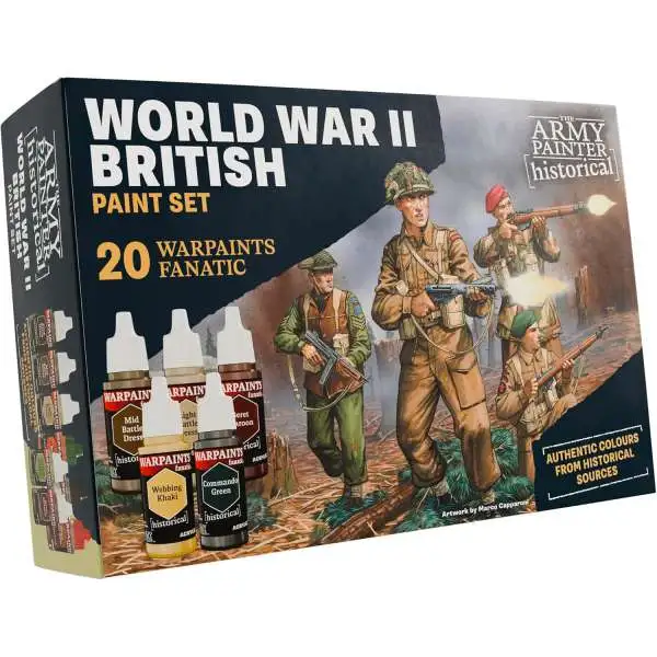 The Army Painter Historical World War II British Paint Set