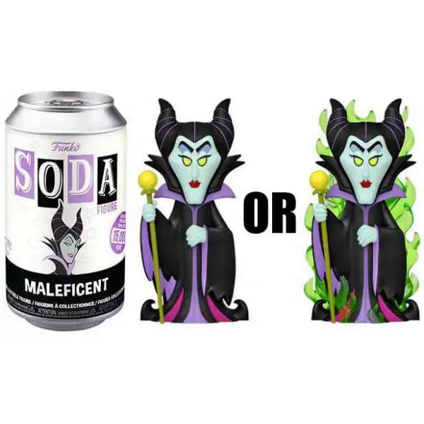 Funko Disney Vinyl Soda Maleficent Limited Edition of 15,000! Figure [1 RANDOM Figure, Look For The Chase!]