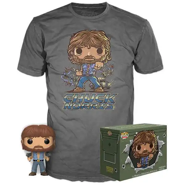 Funko POP! Tees Chuck Norris Exclusive Vinyl Figure & T-Shirt [Large]