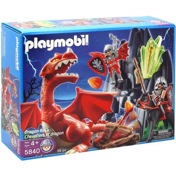 Playmobil Dragon Land Knights of Dragon Rock with Dragon Set #5840