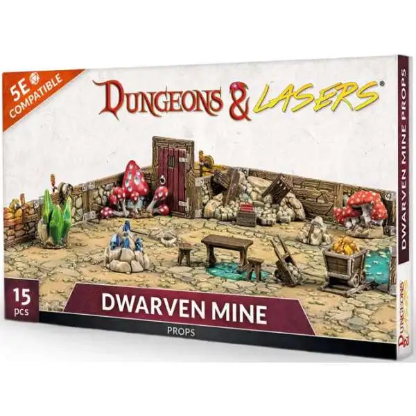 Dungeons & Lasers Dwarven Mine Miniature
