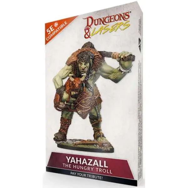 Dungeons & Lasers Yahazzal the Hungry Troll Miniature