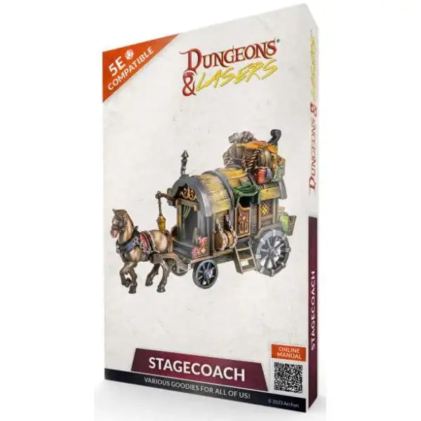 Dungeons & Lasers Stagecoach Miniature