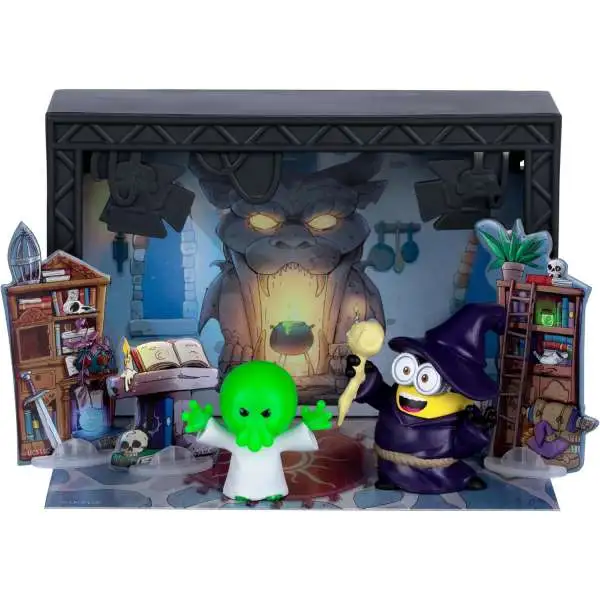 Despicable Me Minions & Monsters Cast & Crew Wizard's Lair Sound Stage Story Pack [2 Mini Figures, Sound Stage & 3 Props]