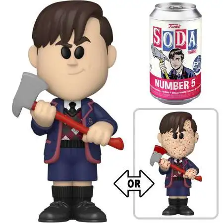 Funko Umbrella Academy Vinyl Soda Number 5 Limited Edition of 10,000! Figure [1 RANDOM Figure, Look For The Chase!]