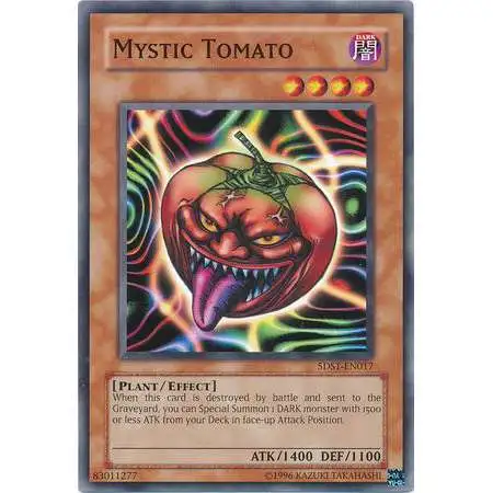 YuGiOh 2008 Starter Deck Common Mystic Tomato #5DS1-EN017