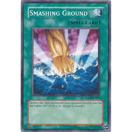 YuGiOh 2008 Starter Deck Common Smashing Ground #5DS1-EN024