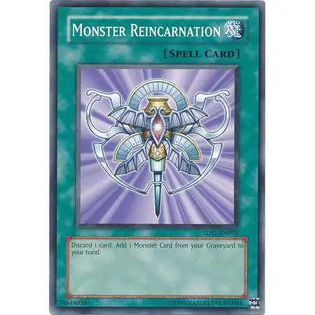 YuGiOh 2008 Starter Deck Common Monster Reincarnation #5DS1-EN026