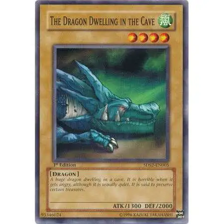 YuGiOh 2009 Starter Deck Common The Dragon Dwelling in the Cave #5DS2-EN005