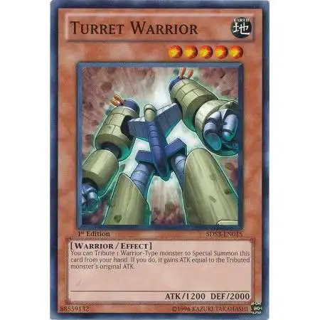 YuGiOh YuGiOh 5D's 2010 Duelist Toolbox Common Turret Warrior #5DS3-EN015